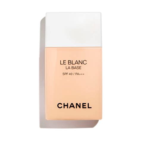 chanel le blanc base好用|LE BLANC LA BASE 香奈儿光采防护隔离乳 .